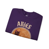 Aries Spooky Cat Astrology Crewneck
