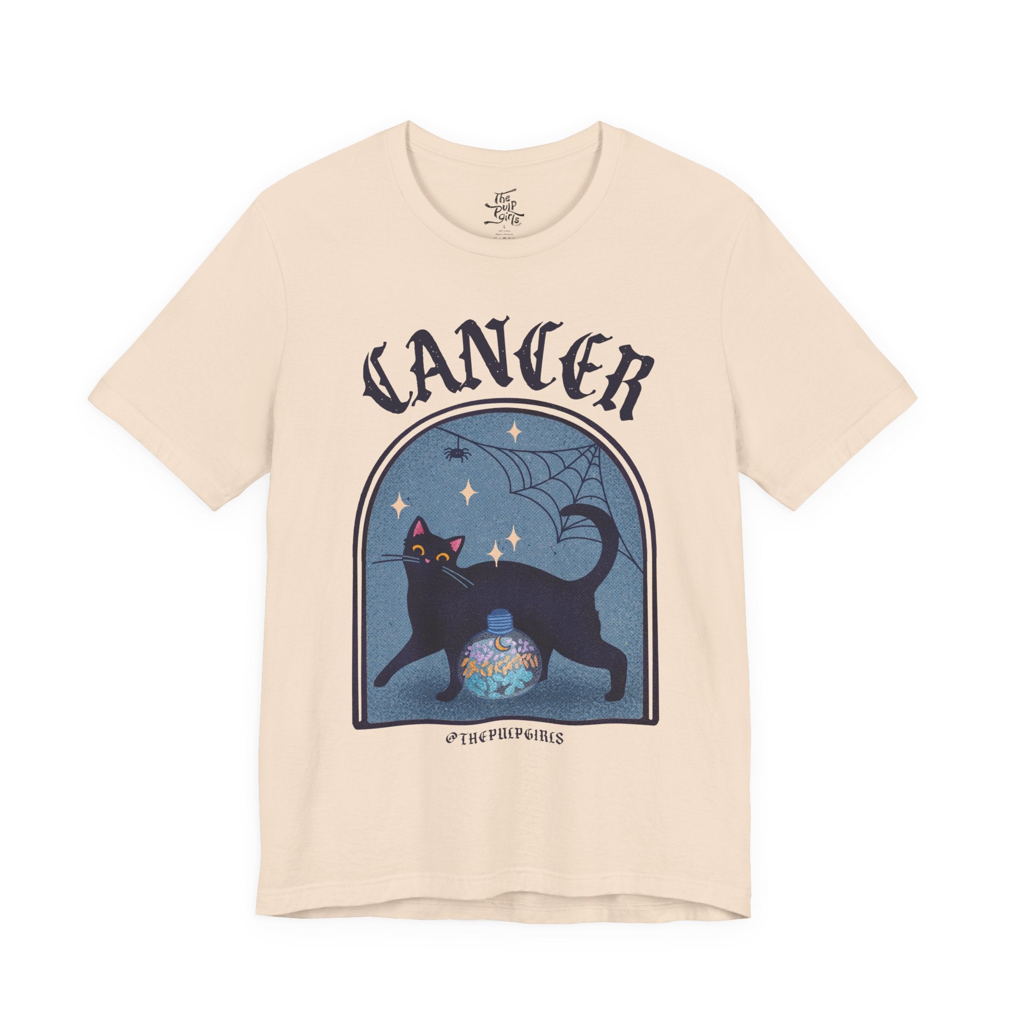 Cancer Spooky Cat Astrology Tee