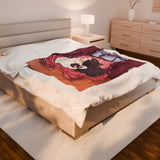 Cat Lovers Cozy Plush Blanket