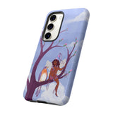 Purple Bird & Fairy Phone Case
