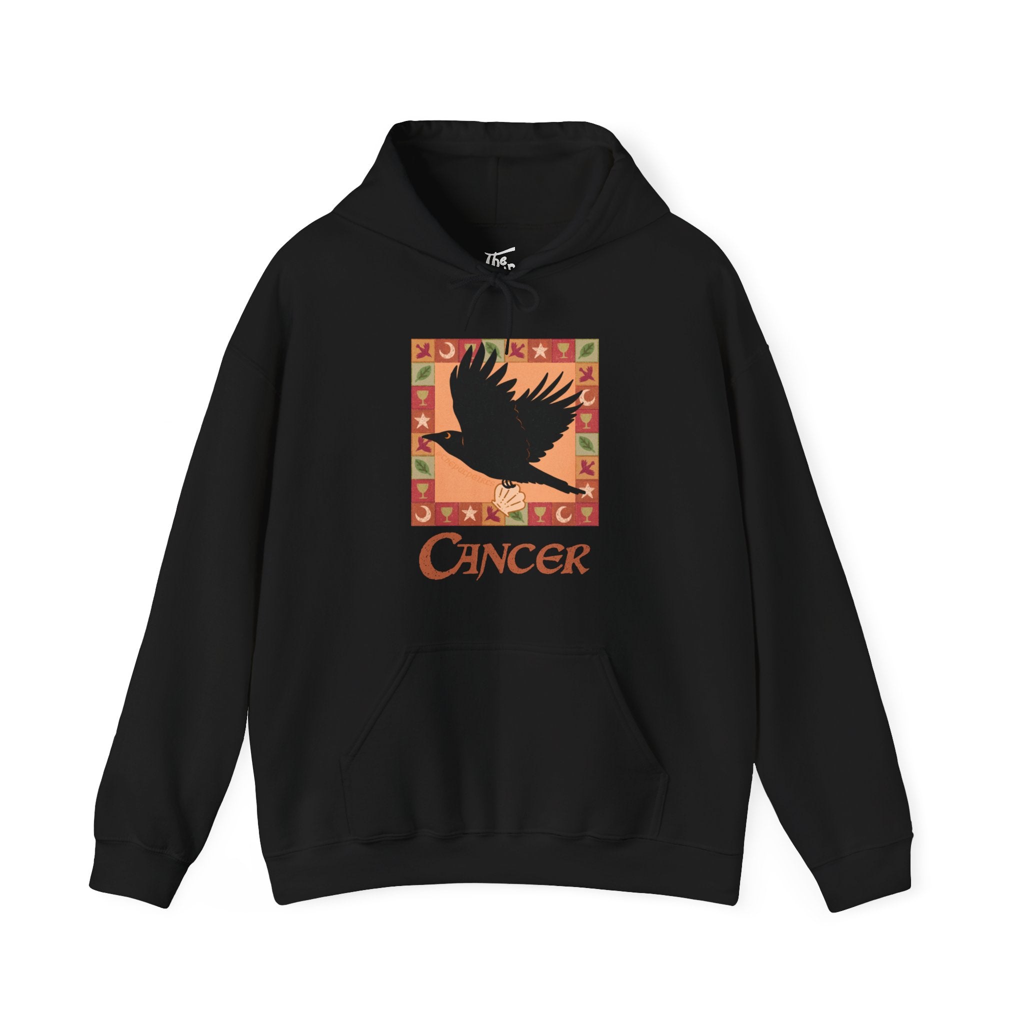 Cancer Whimsical Crow Hoodie