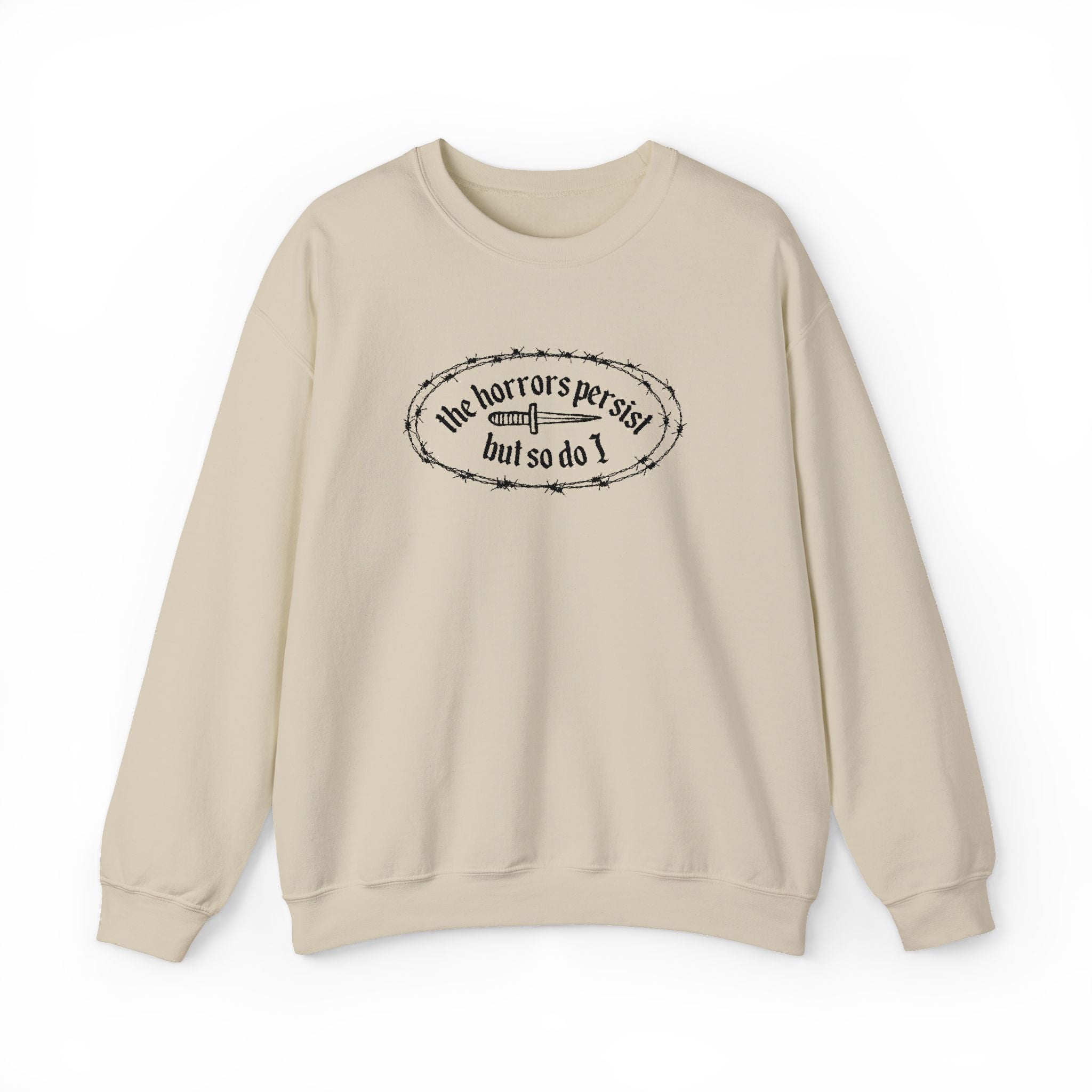 The Horrors Embroidered Crewneck Sweatshirt