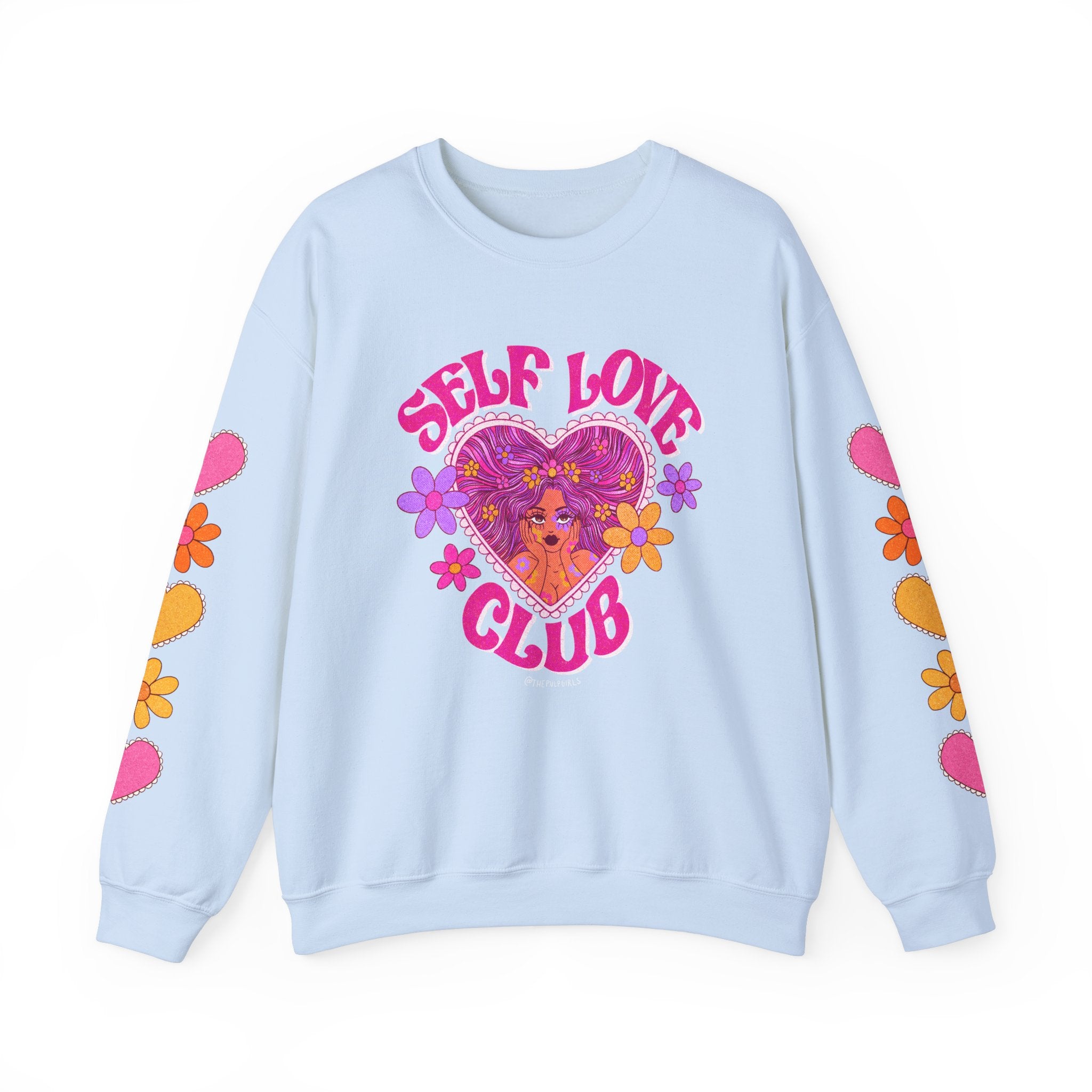 Self Love Club Pink Crewneck Sweatshirt