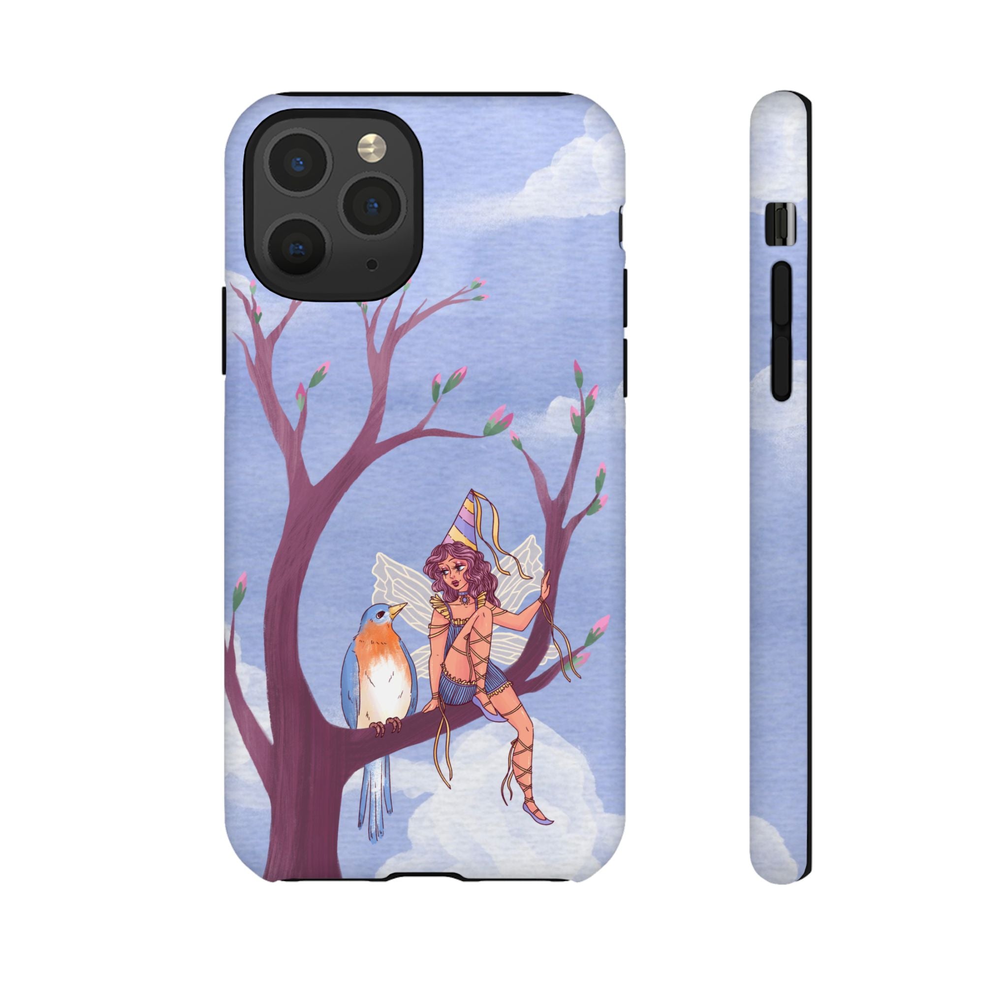 Blue Bird & Fairy Phone Case