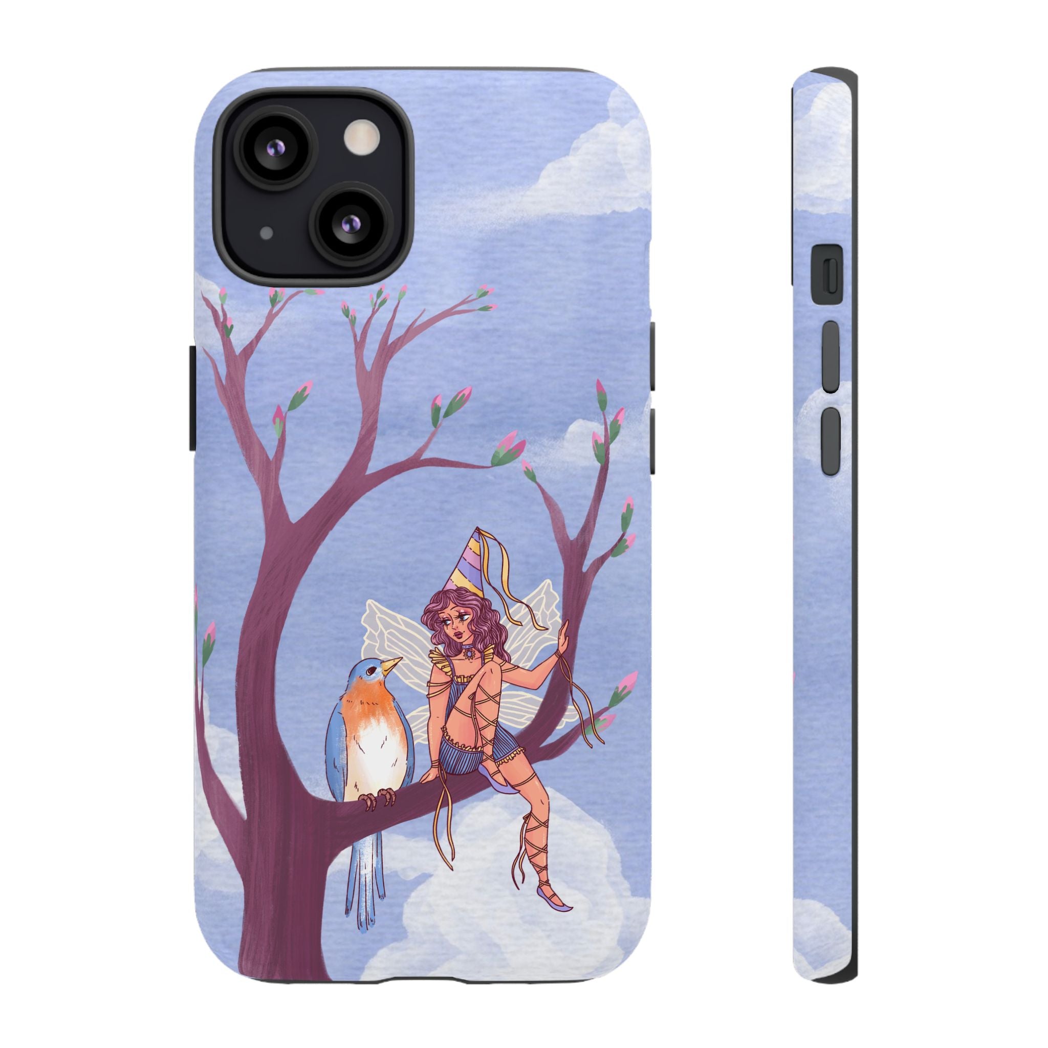 Blue Bird & Fairy Phone Case