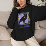 Aquarius Whimsical Crow Hoodie