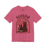 Scorpio Spooky Cat Astrology Tee