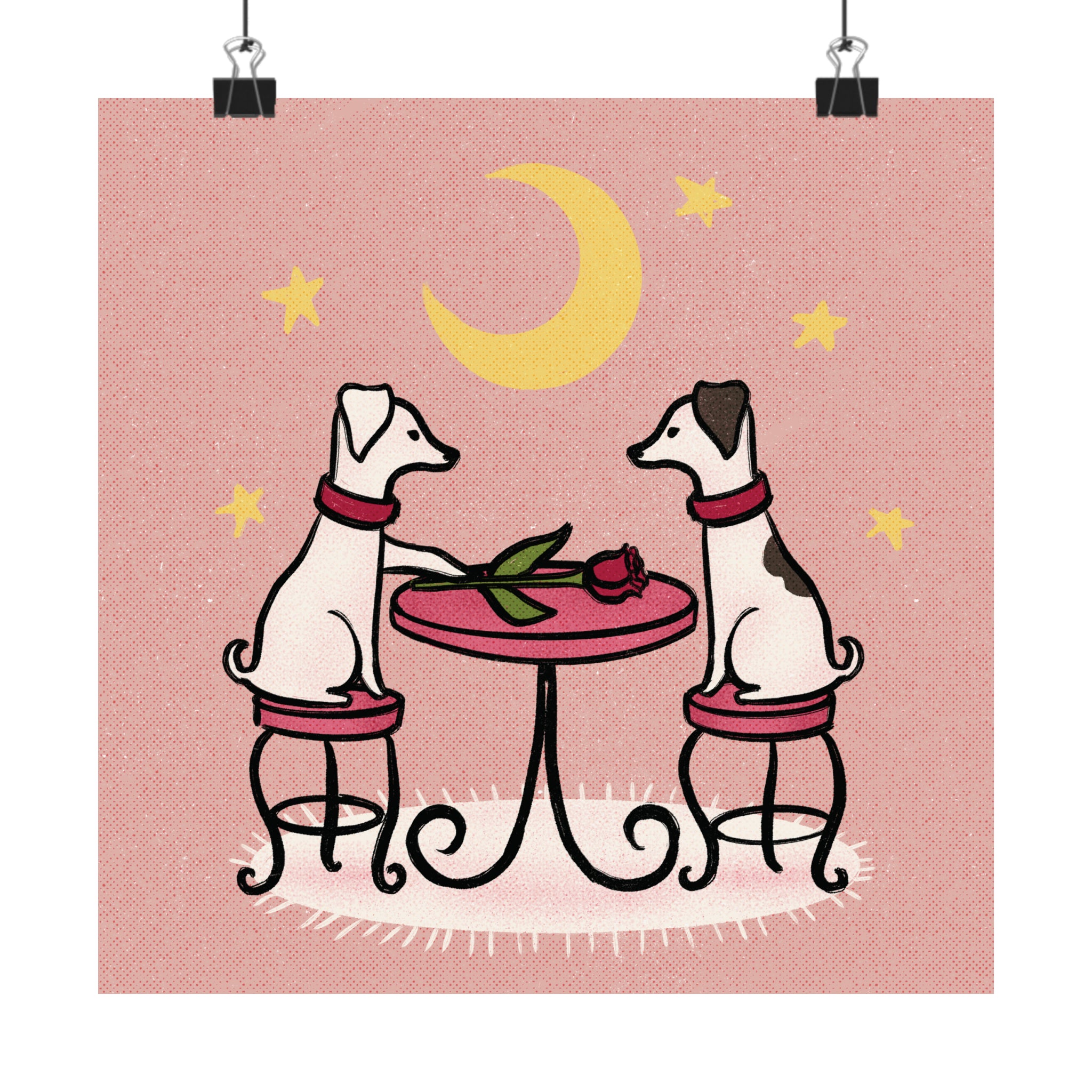 Moonlight Dinner Art Print