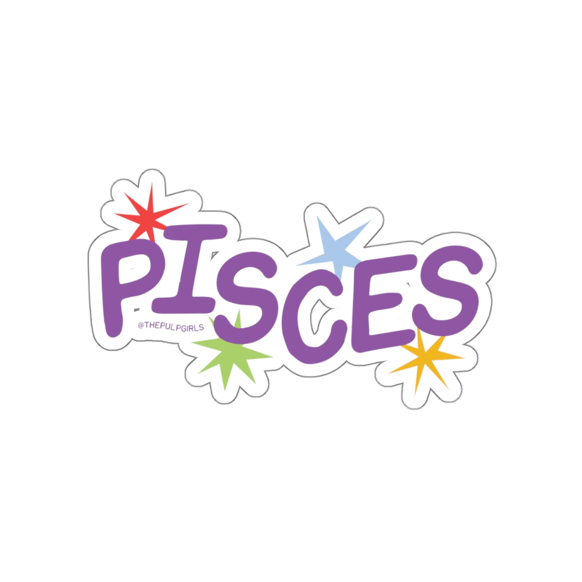 PISCES Kawaii Vinyl Stickers