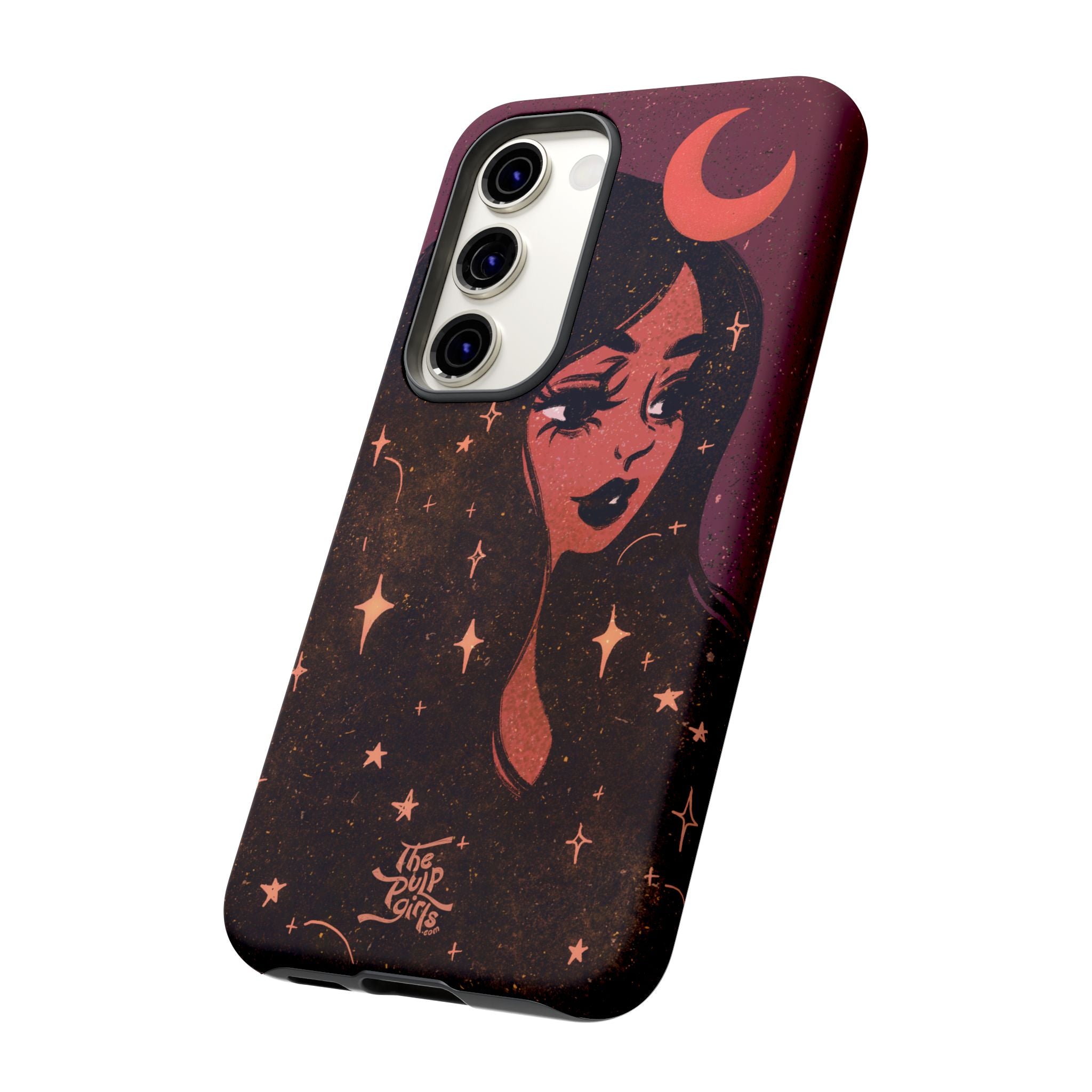 Moon Girl Red Phone Case