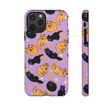 All The Kitties Phone Case - Purple