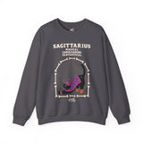 Sagittarius Halloween Cat Astrology Crewneck