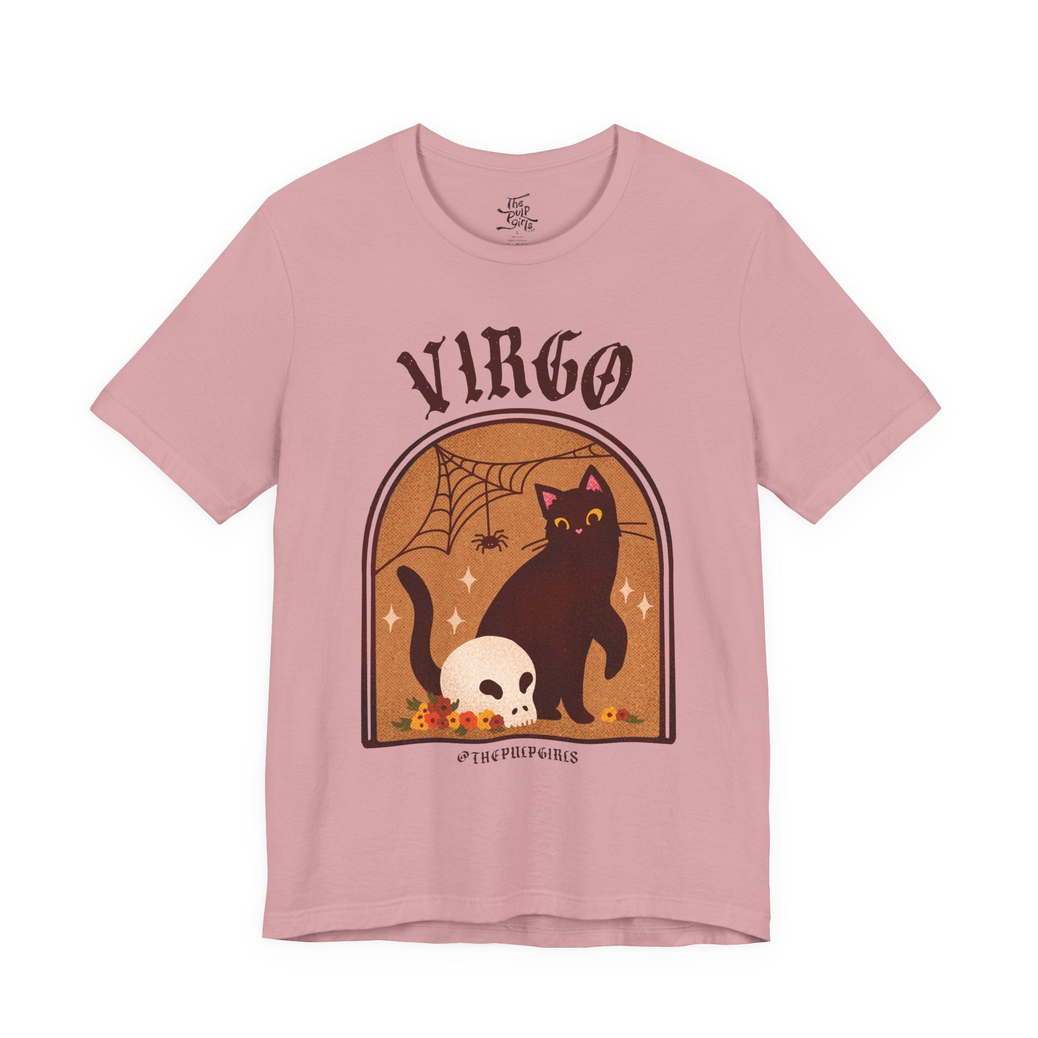 Virgo Spooky Cat Astrology Tee