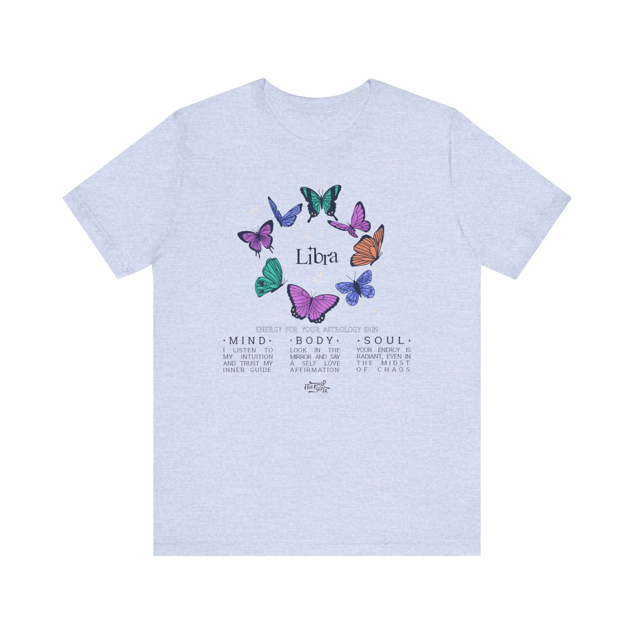 Libra Astrology Butterfly Tee