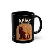 Aries Spooky Cat Astrology Mug