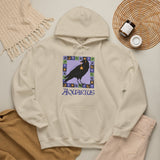 Aquarius Whimsical Crow Hoodie