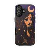 Moon Girl Purple Phone Case