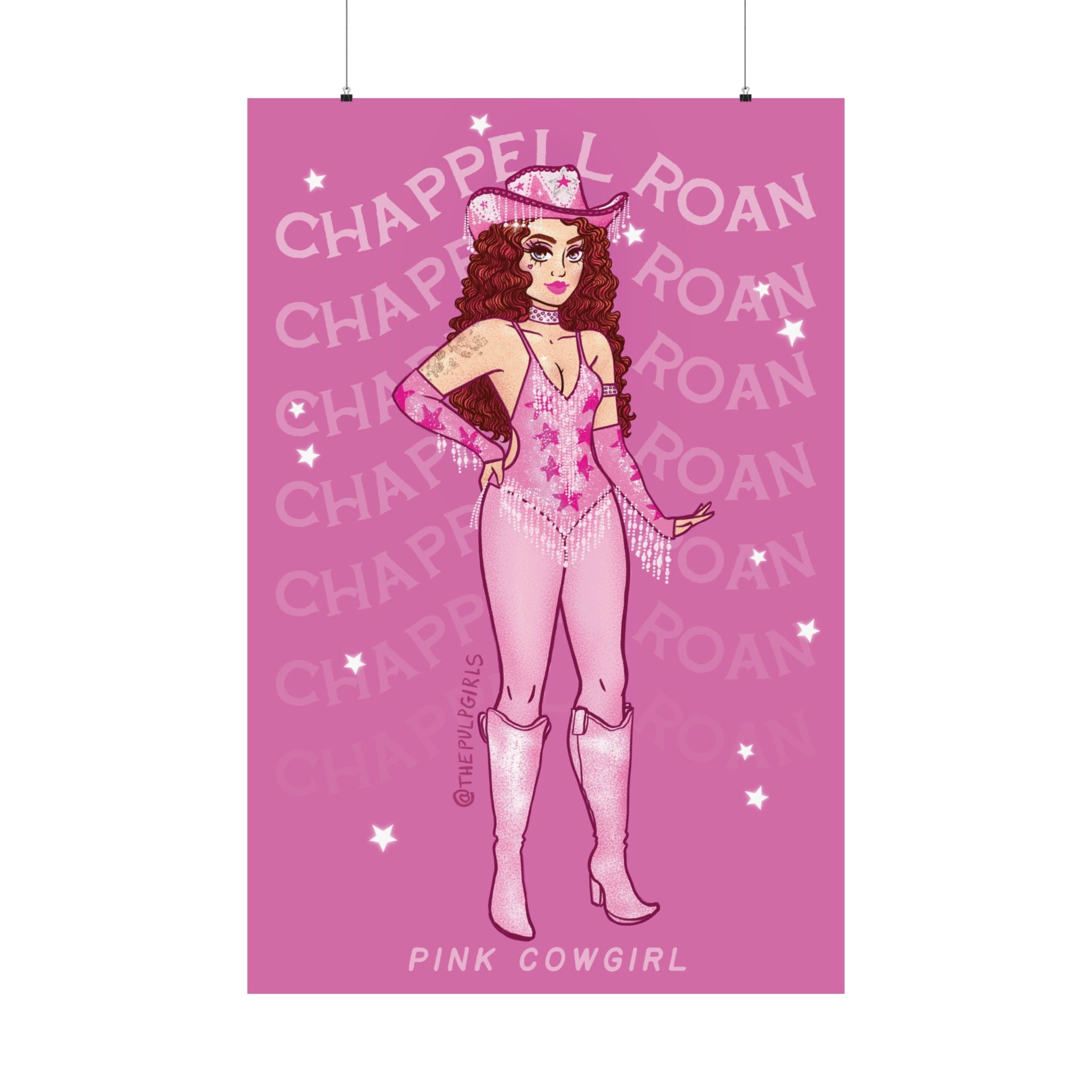 Pink Cowgirl Chappell Roan Poster