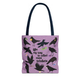 Crow Collecting Trinkets Tote Bag