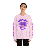 Self Love Club Purple Crewneck Sweatshirt