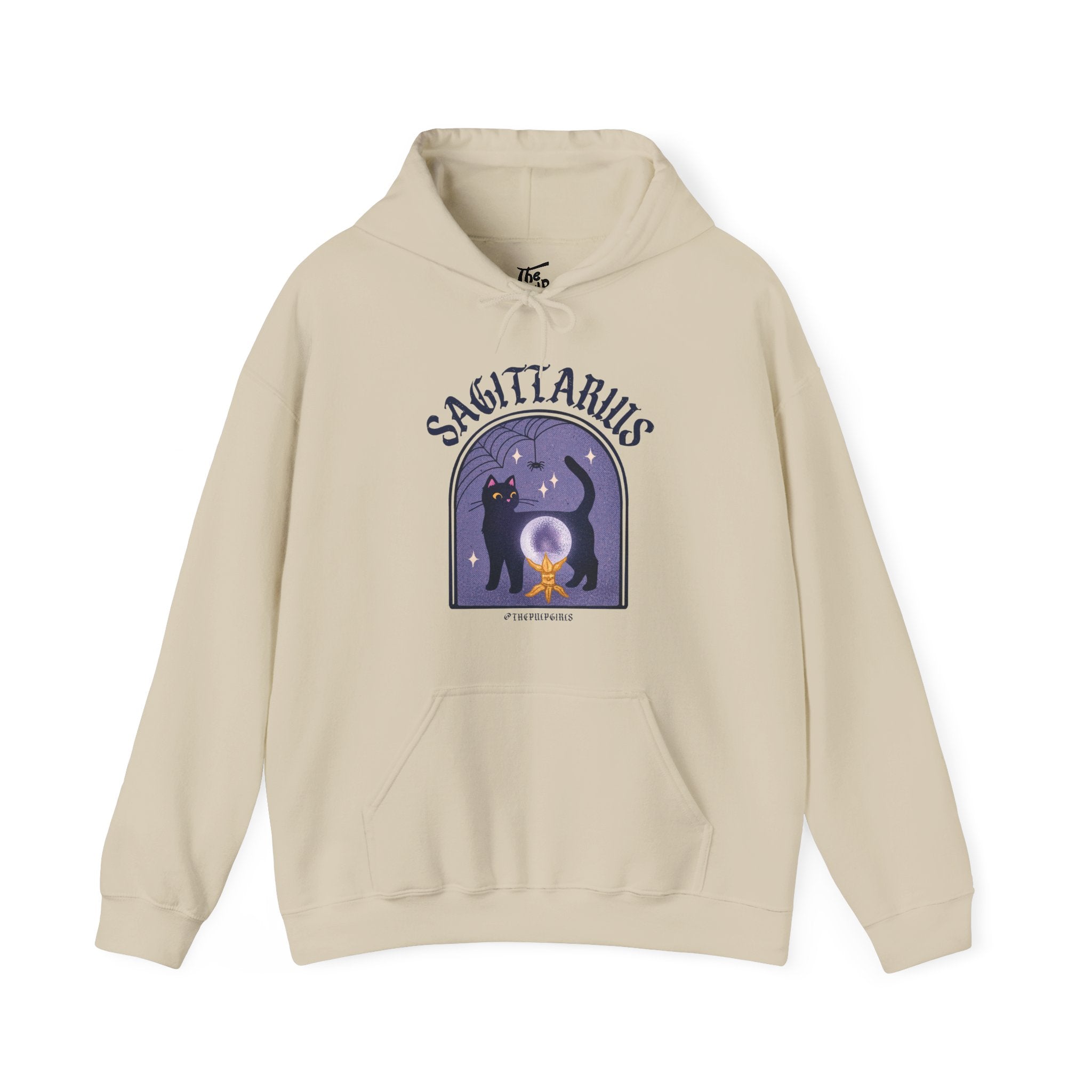 Sagittarius Spooky Cat Astrology Hoodie