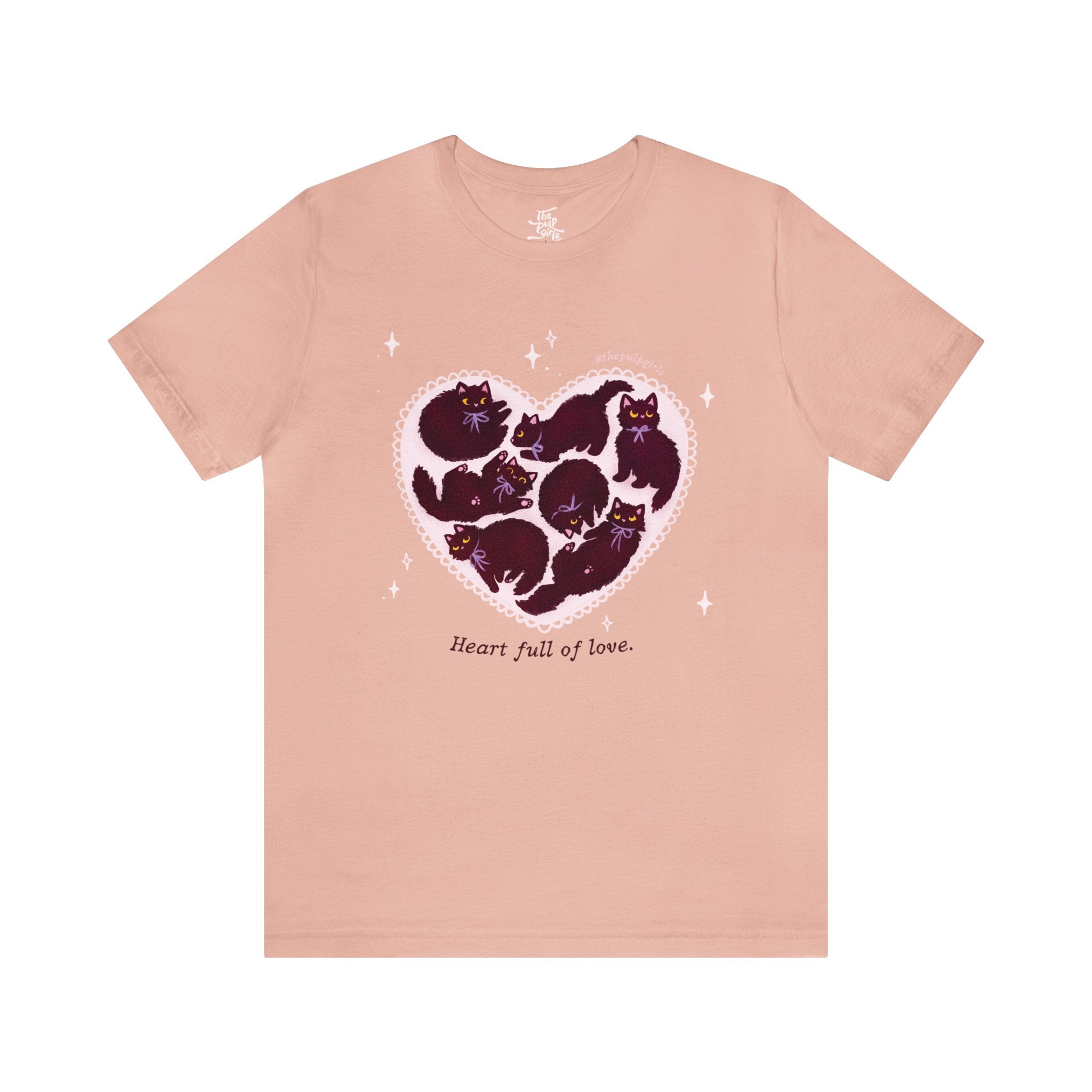 Heart Full Of Cat Love Tee