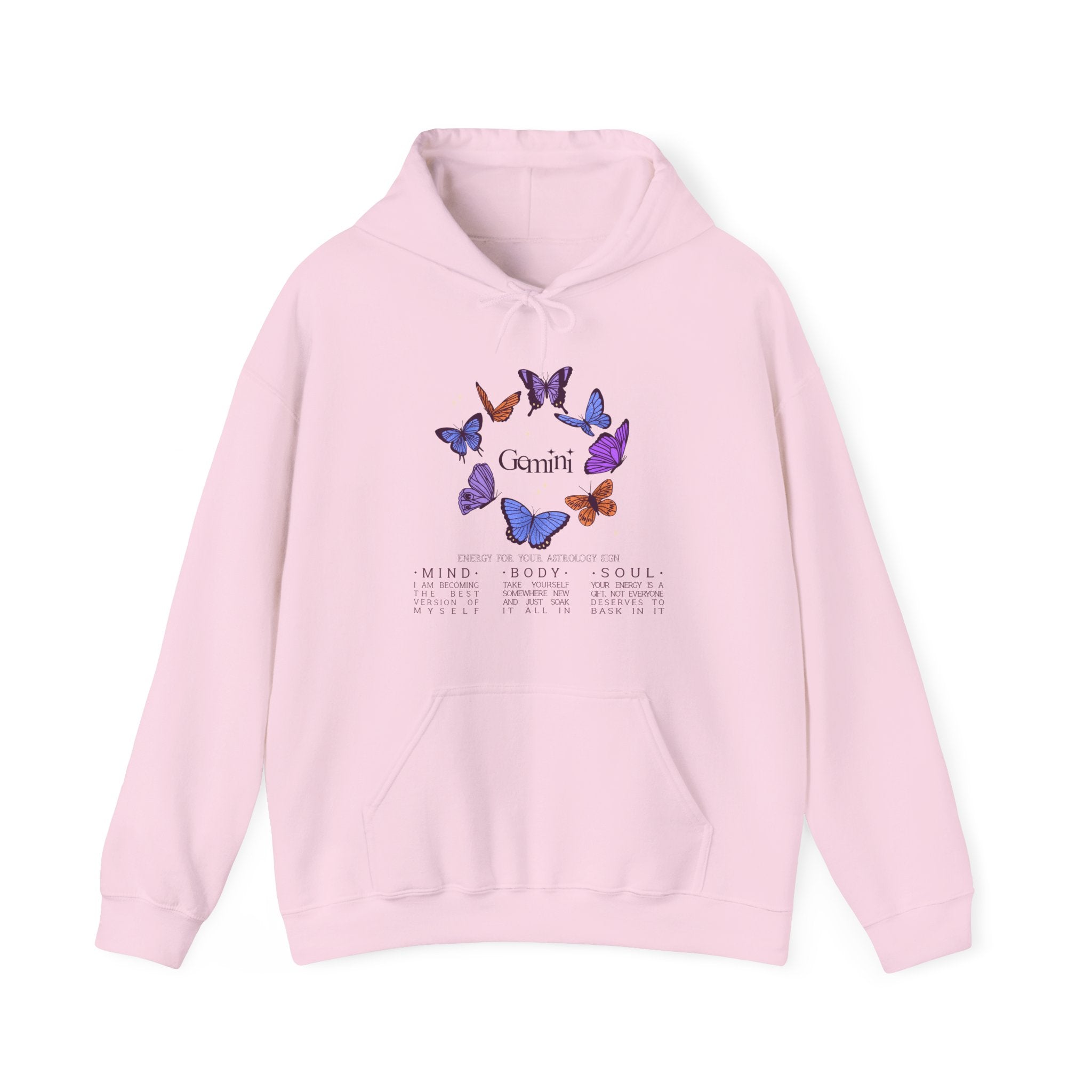 Gemini Butterfly Astrology Hoodie