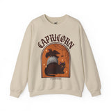 Capricorn Spooky Cat Astrology Crewneck