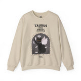 Taurus Halloween Cat Astrology Crewneck