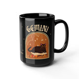 Gemini Spooky Cat Astrology Mug