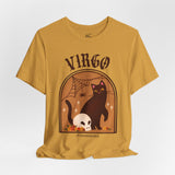 Virgo Spooky Cat Astrology Tee