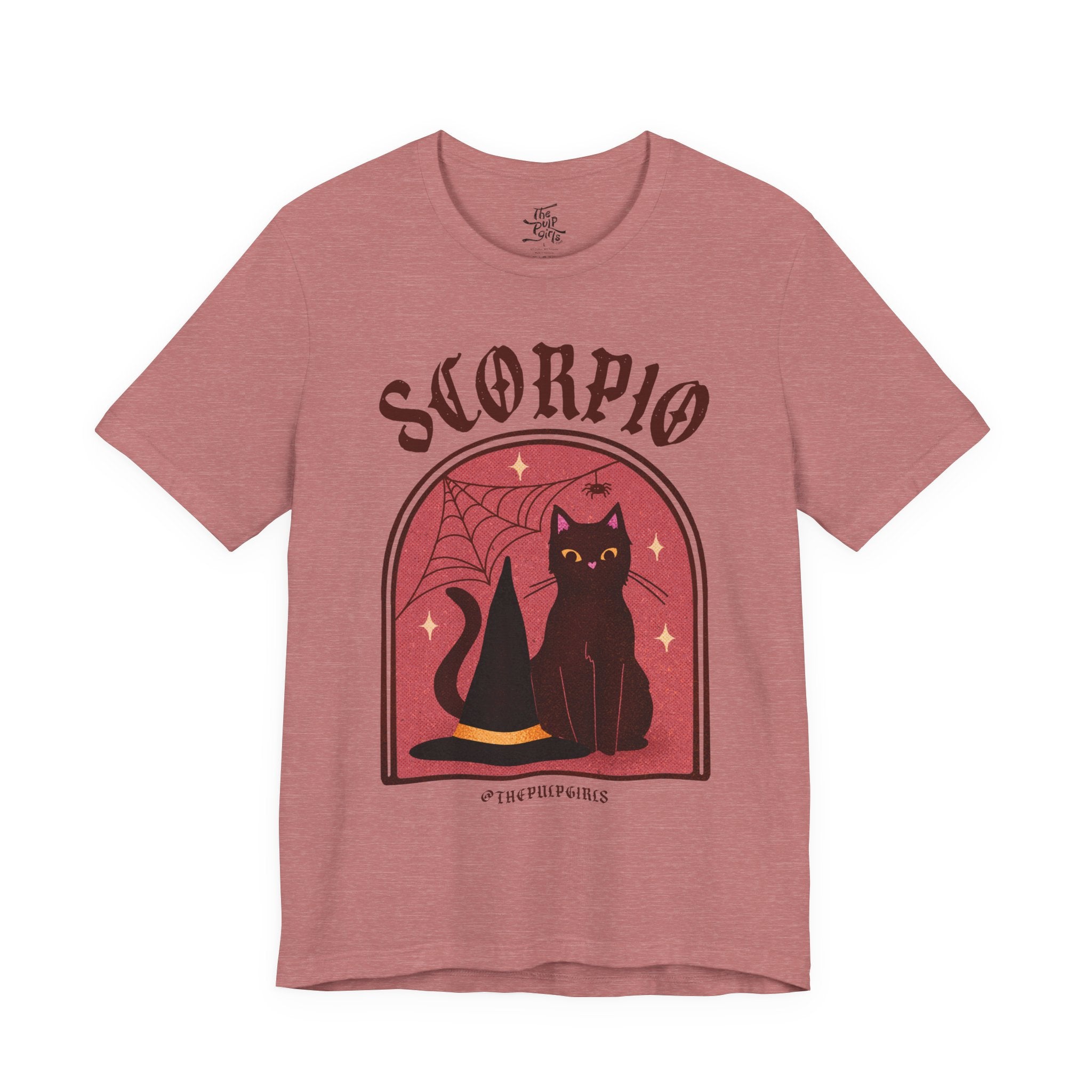 Scorpio Spooky Cat Astrology Tee