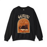 Gemini Spooky Cat Astrology Crewneck