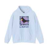Taurus Whimsical Crow Hoodie