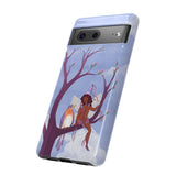 Purple Bird & Fairy Phone Case