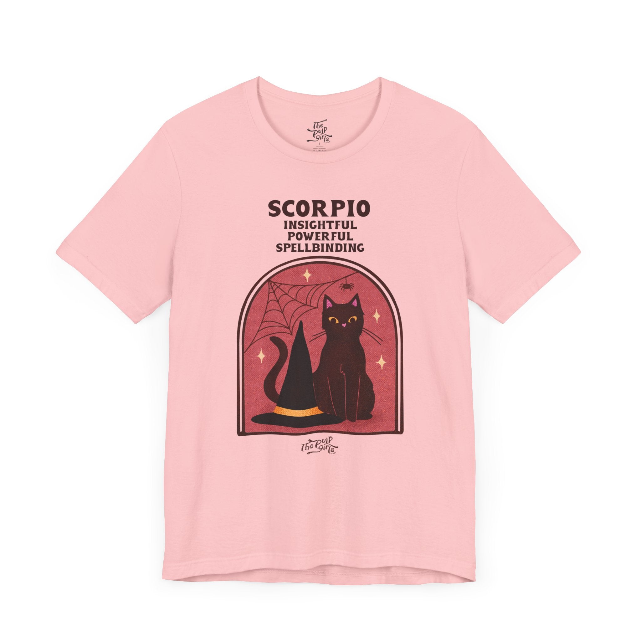 Spooky Scorpio Cat Astrology Tee