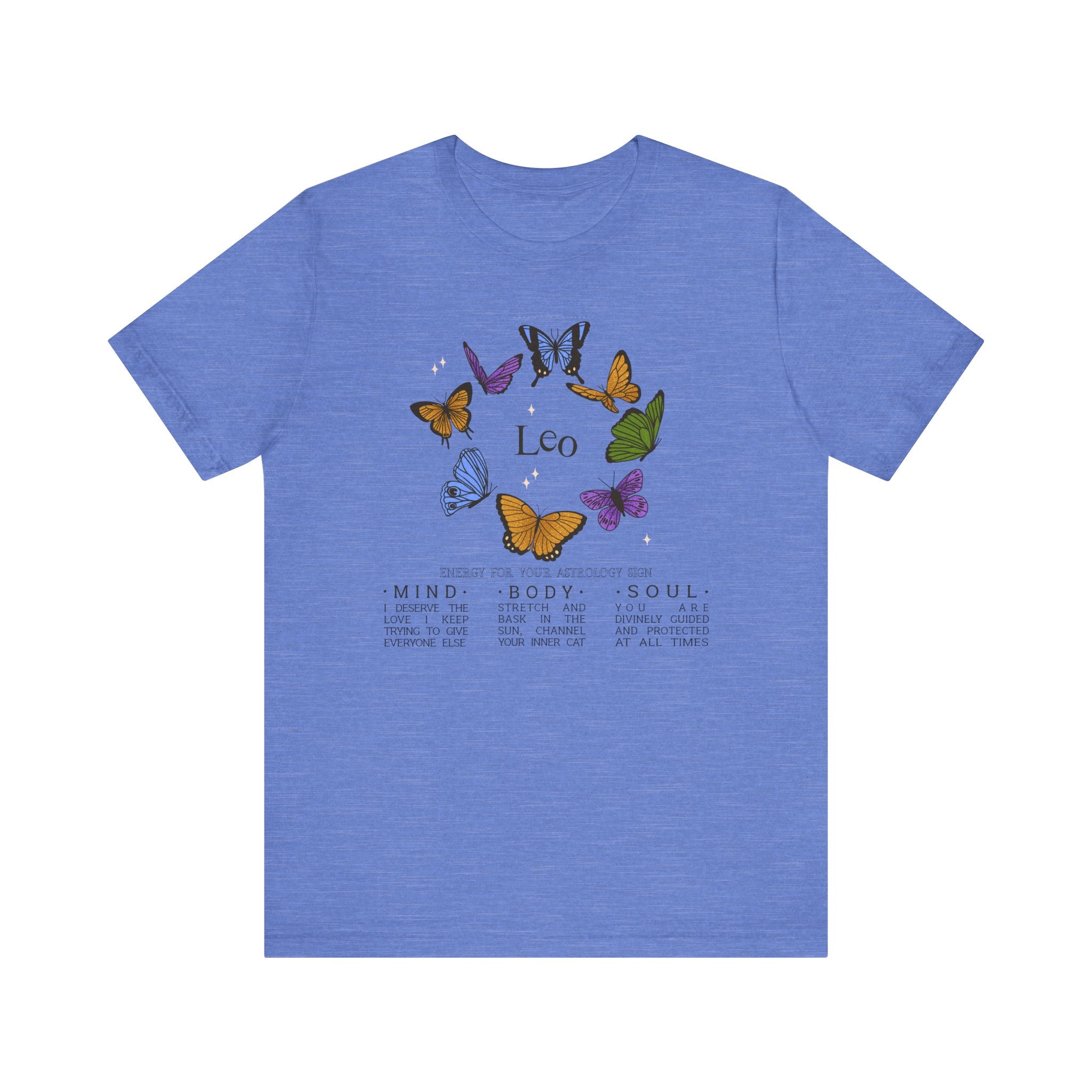 Leo Astrology Butterfly Tee