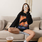 Scorpio Whimsical Crow Crewneck Sweatshirt