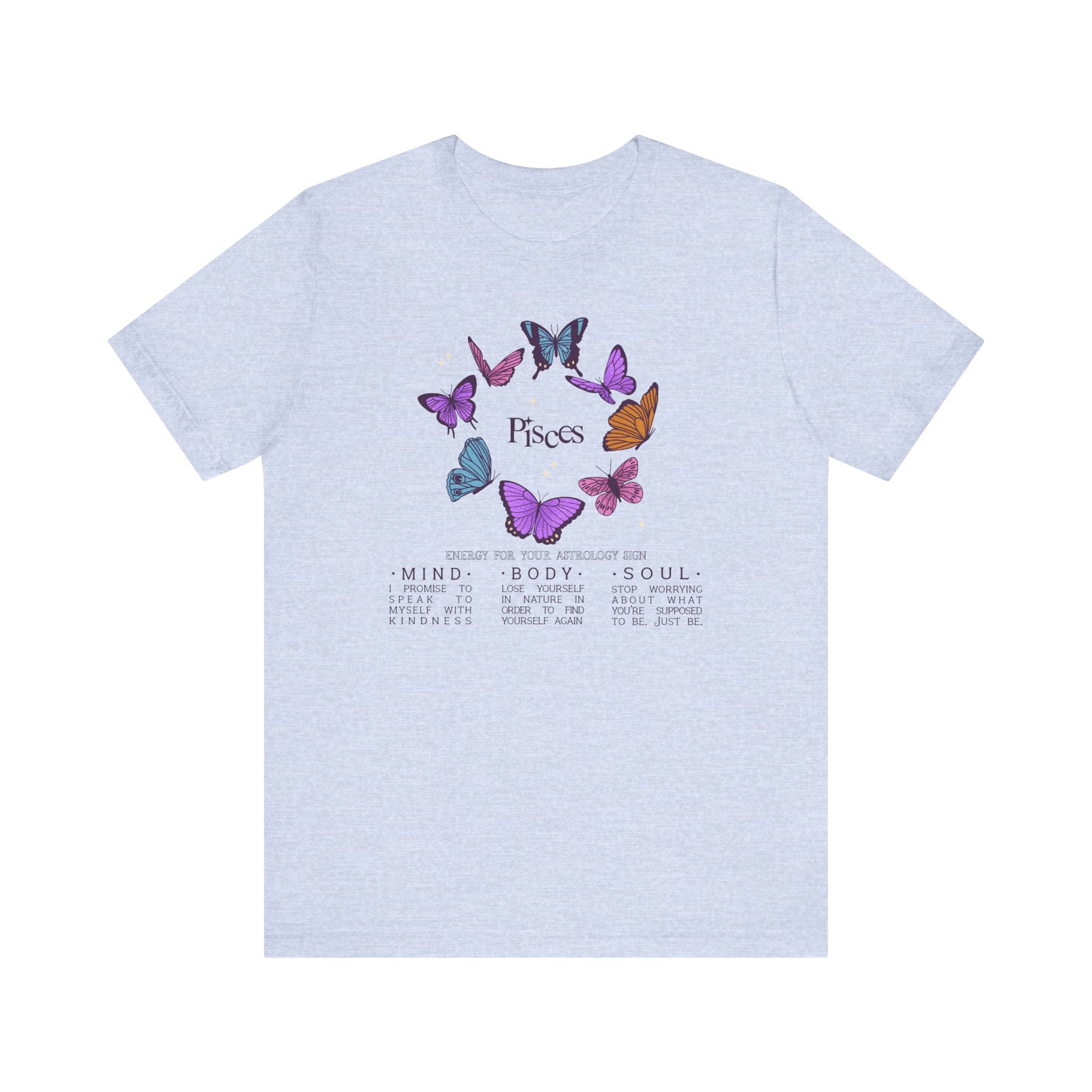 Pisces Astrology Butterfly Tee
