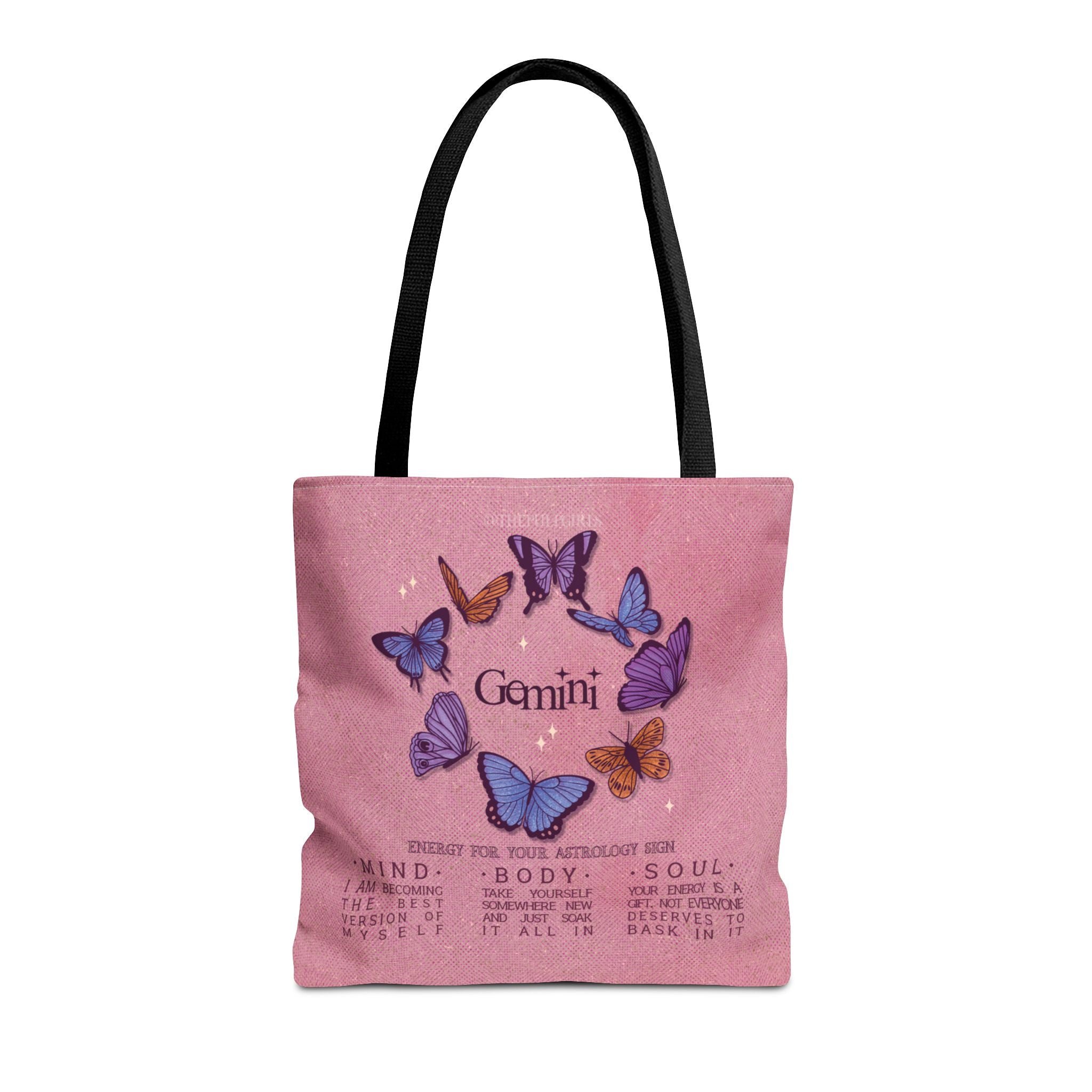 Gemini Butterfly Astrology Tote