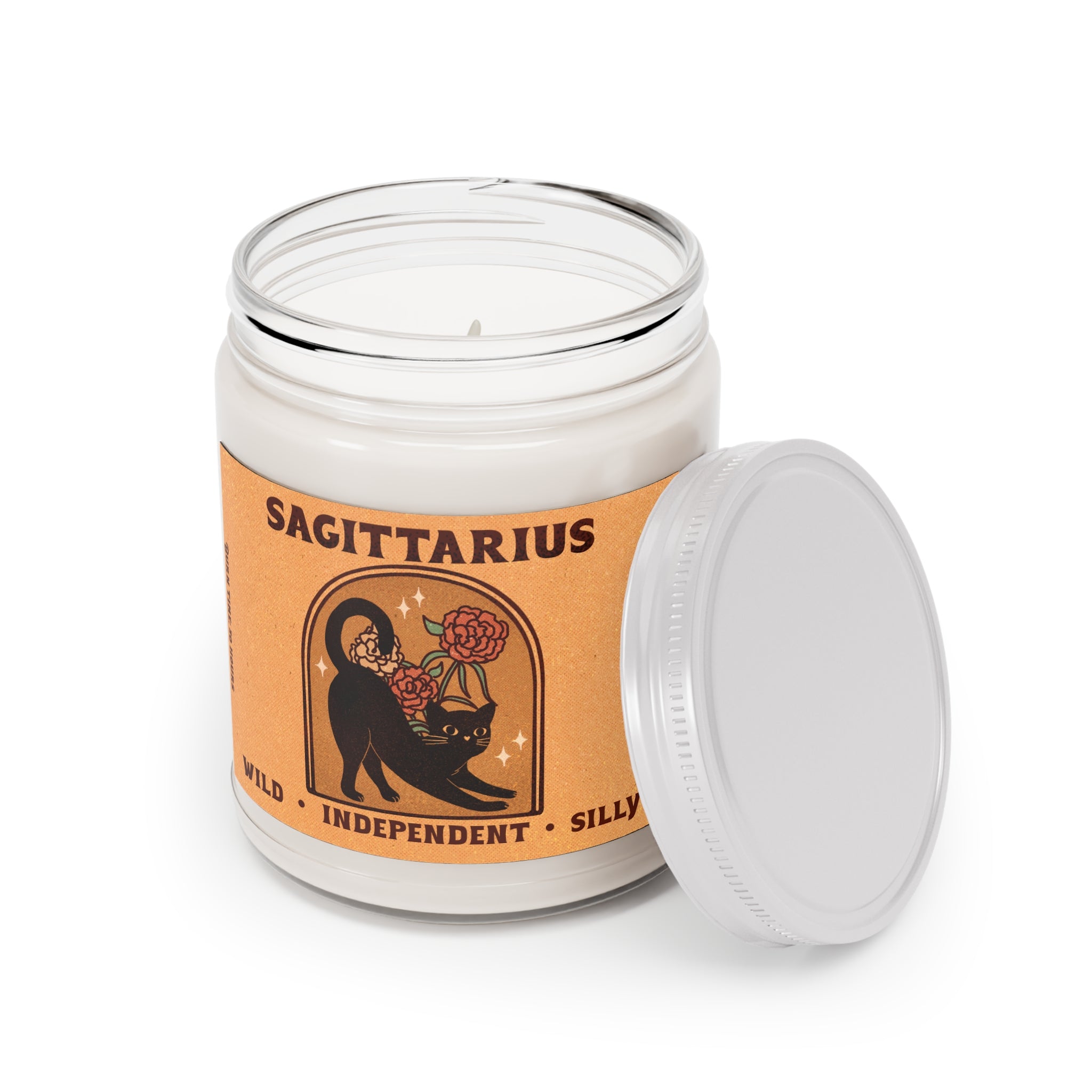 Sagittarius Cat Astrology Candle
