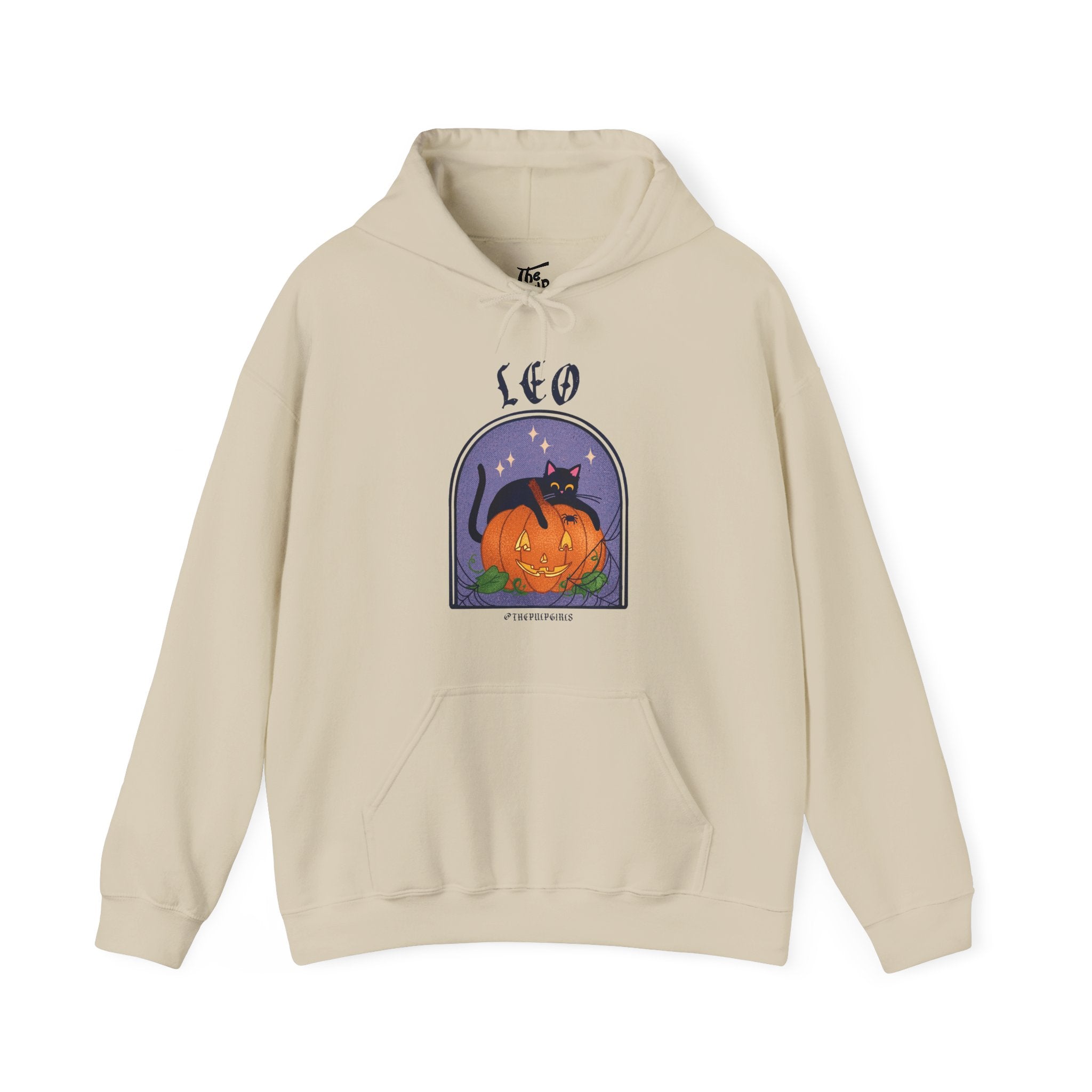 Leo Spooky Cat Astrology Hoodie