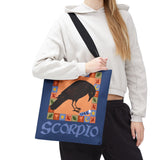 Scorpio Whimsical Crow Tote Bag