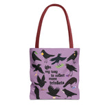 Crow Collecting Trinkets Tote Bag
