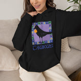 Taurus Whimsical Crow Hoodie