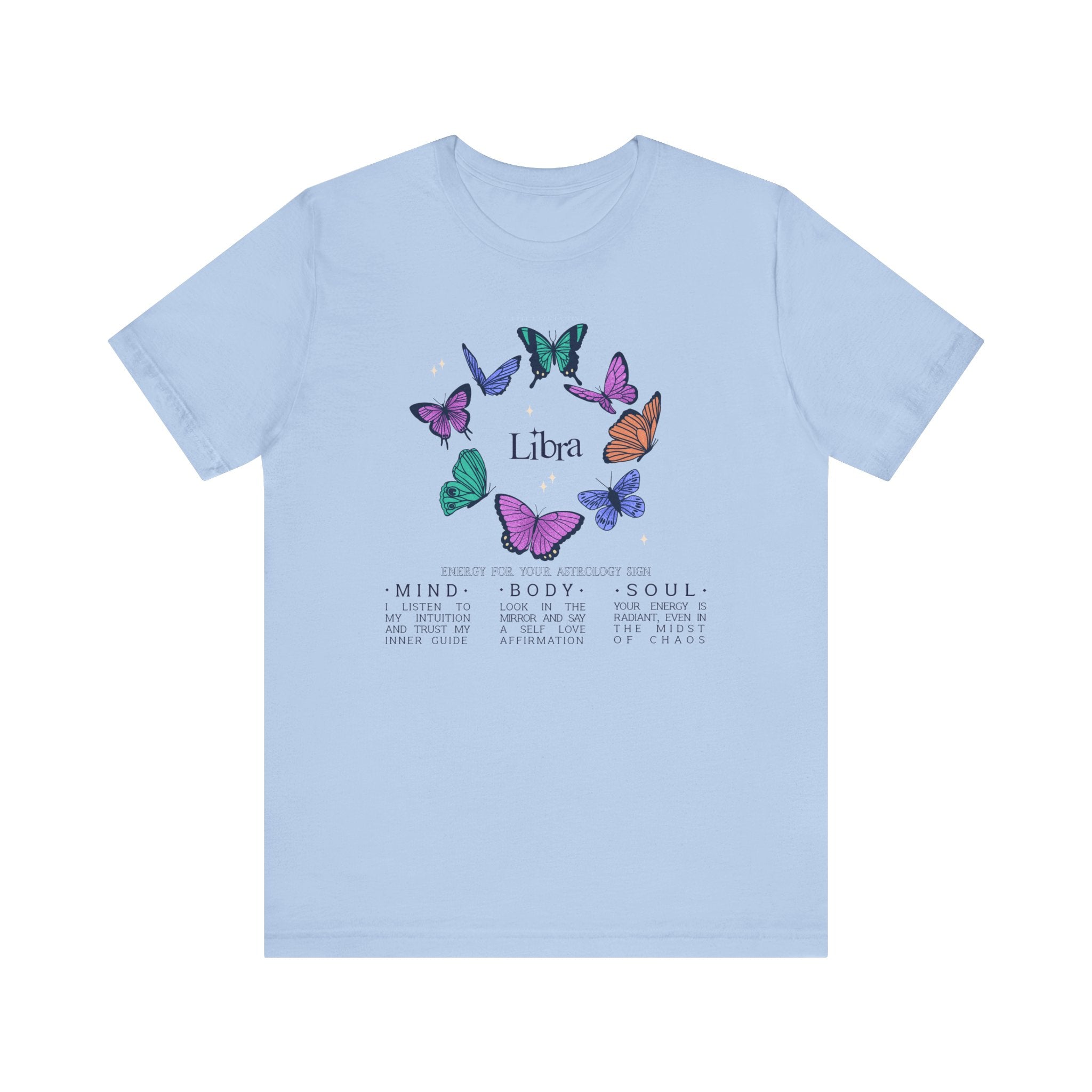 Libra Astrology Butterfly Tee