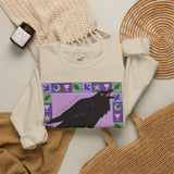 Libra Whimsical Crow Crewneck Sweatshirt