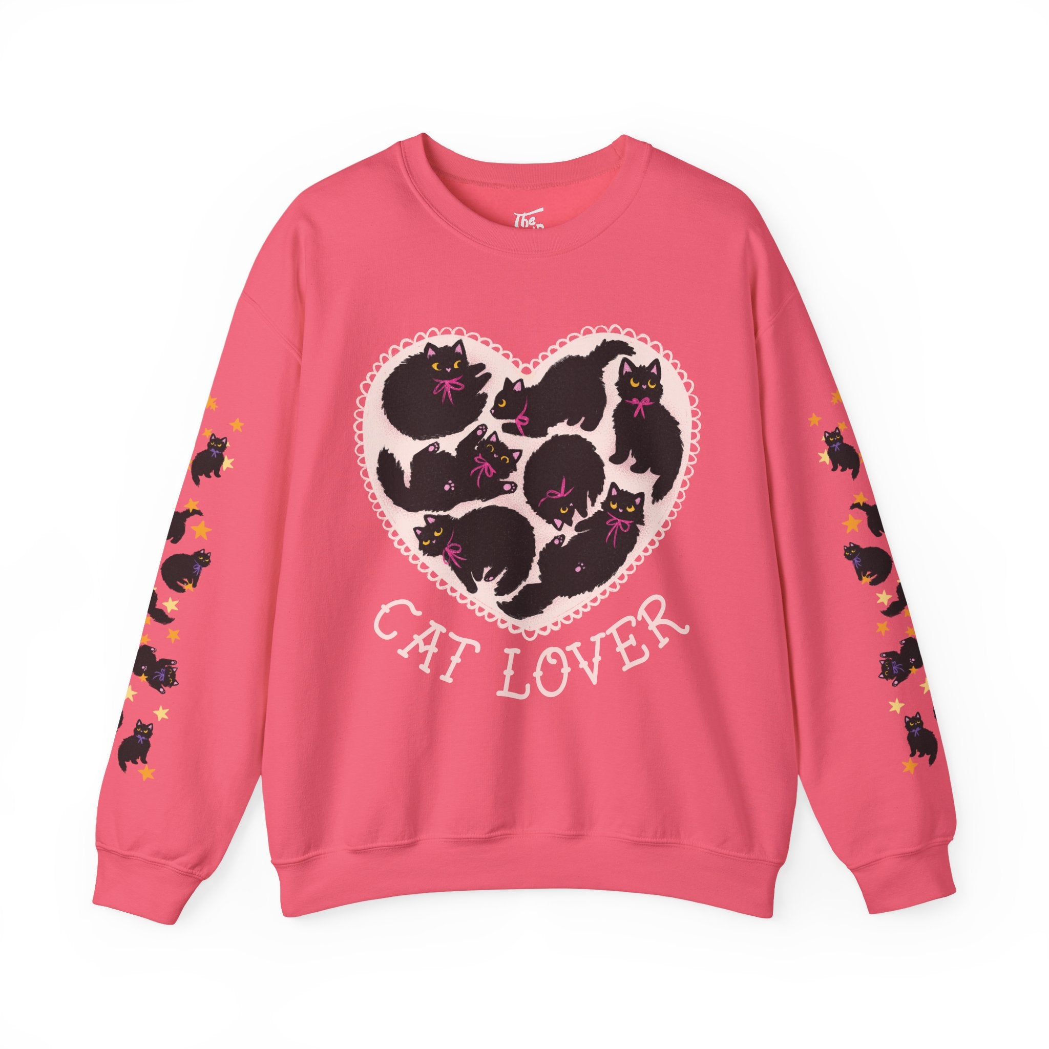 Black Cat Lover Crewneck Sweatshirt