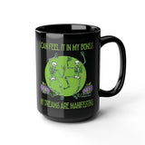 Manifesting Dreams Skeleton Mug