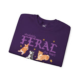 Absolutely Feral for Dogs Crewneck Sweatshirt